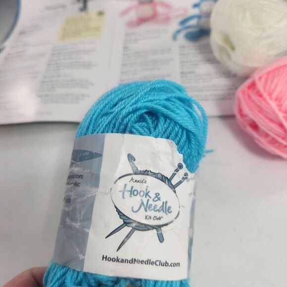 Monkey Business Crochet Kit - Pink, Blue, White - Picture 7 of 7